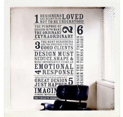 seven rules to understand design and designers