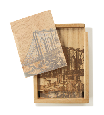 brooklyn bridge oak wood
