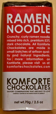 komforte chockolate ramen noodle