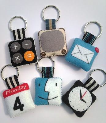 iphone icon keychains