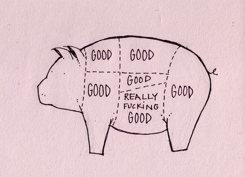 thursday thoughts / tastiest pig