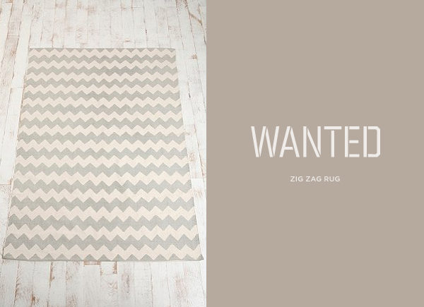 WANTED / Zig Zag Rug