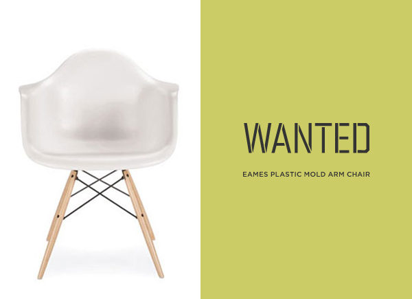 WANTED /Eames Molded Plastic Armchair