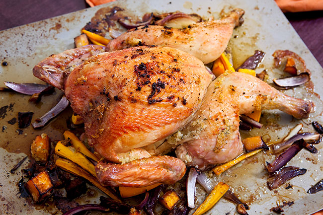 Fall Inspired Roast Chicken / Jennifer Chong