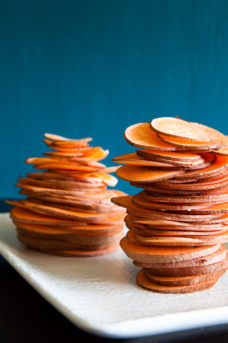 Sweet Potato Baked Chips / blog.jchongstudio.com