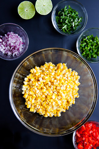 Roasted Sunshine Sweet Corn Salsa / blog.jchongstudio.com #sweetlife