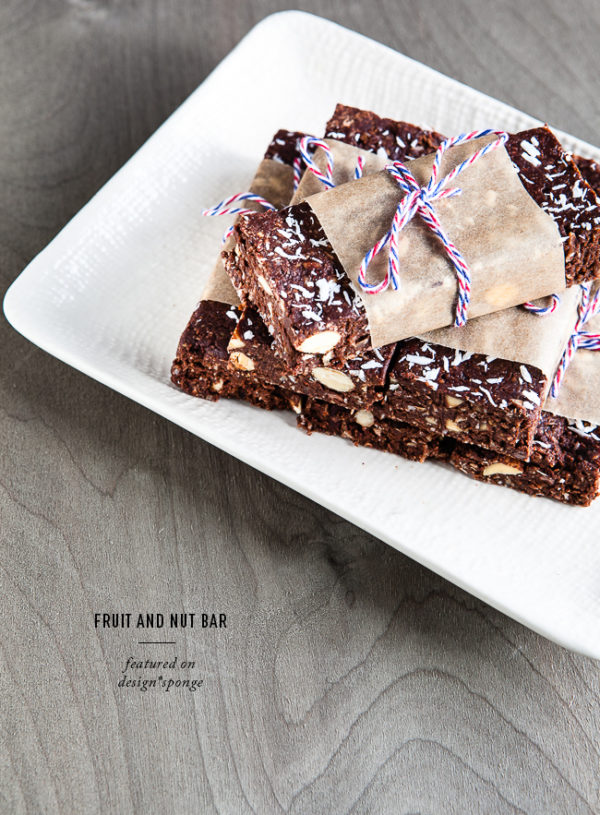 Fruit and Nut Bar featured on Design*Sponge