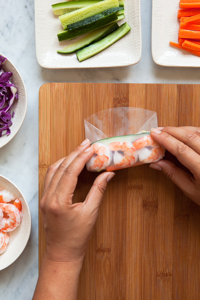 Mango Shrimp Summer Roll / #pfcsummer