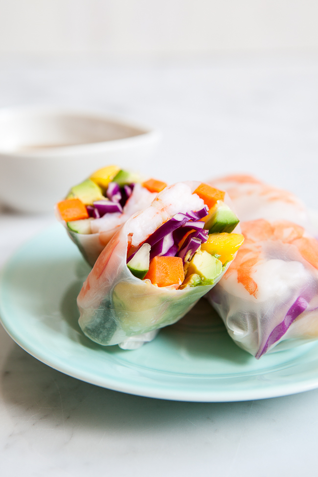 Mango Shrimp Summer Roll / #pfcsummer