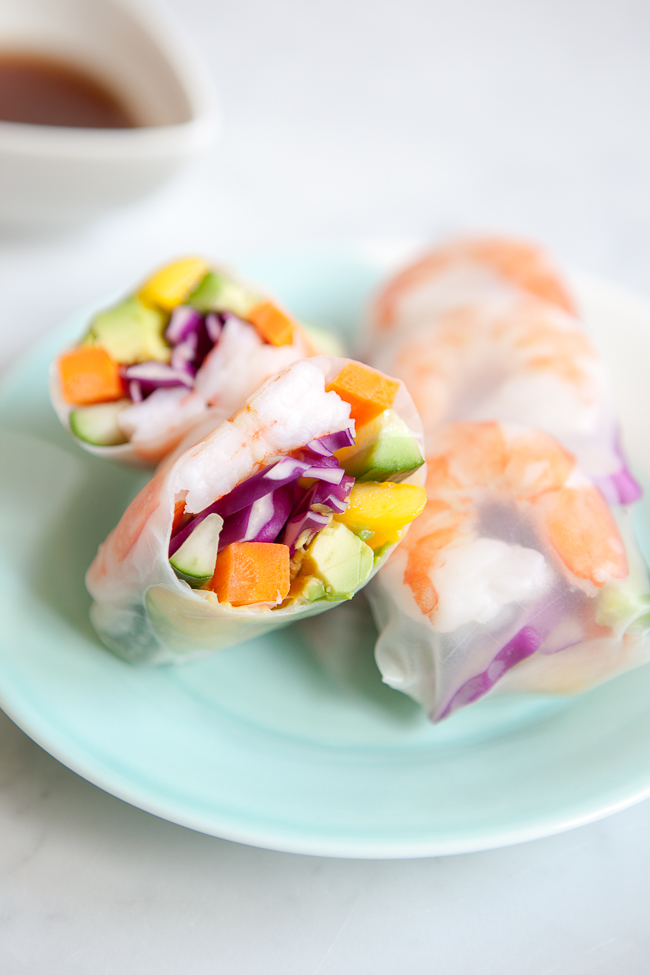 Mango Shrimp Summer Roll / #pfcsummer