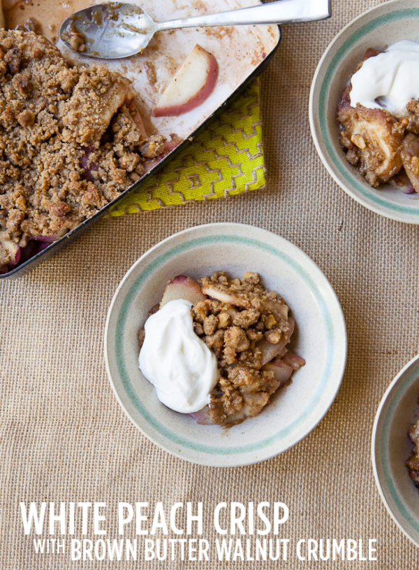 Short Cake – White Peach Crisp with Brown Butter Walnut Crumble | Los Angeles [Part 2]