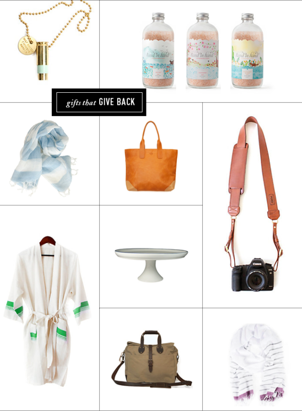 Gifts that Give Back with Given Goods