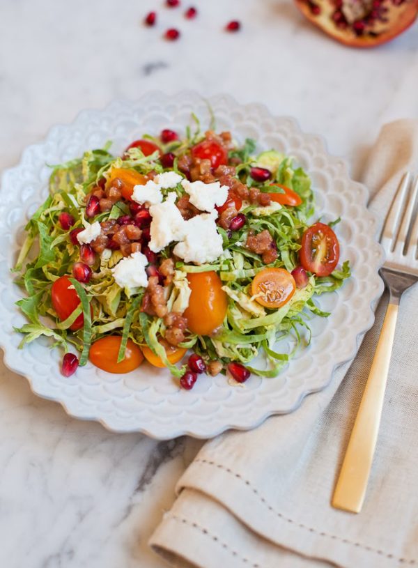 Shaved Brussel Sprout Salad