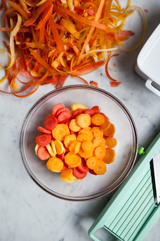 Roasted Citrus Thyme Ombré Carrots / See and Savour