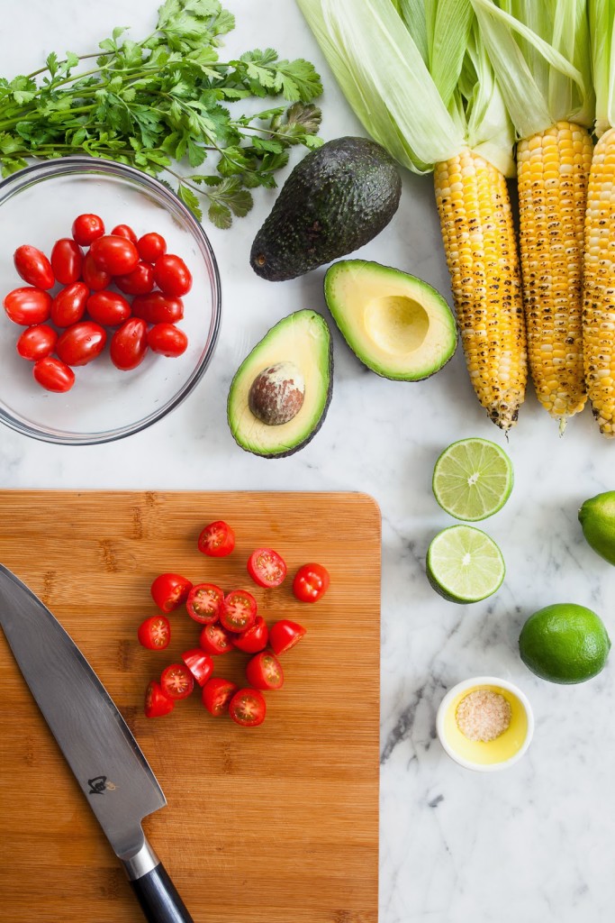 Bacon, Corn, Avocado and Tomato Salad #sweetsurprisesweeps/ blog.jchongstudio.com