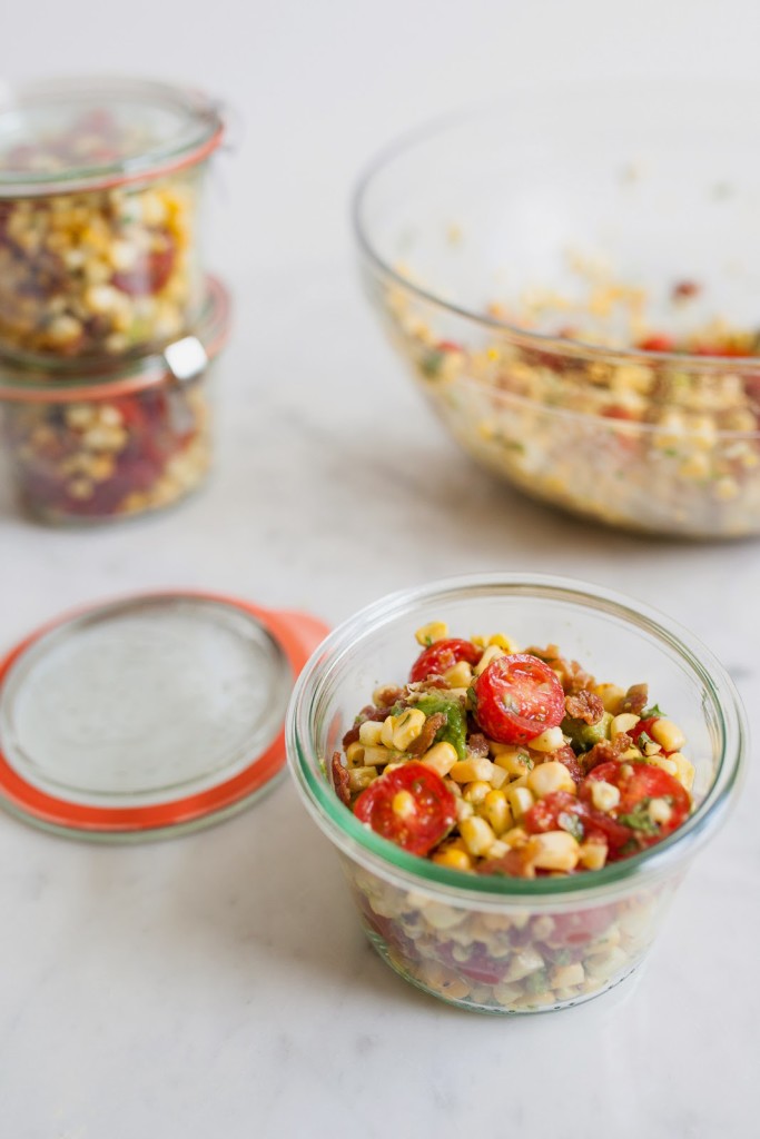 Bacon, Corn, Avocado and Tomato Salad #sweetsurprisesweeps / blog.jchongstudio.com