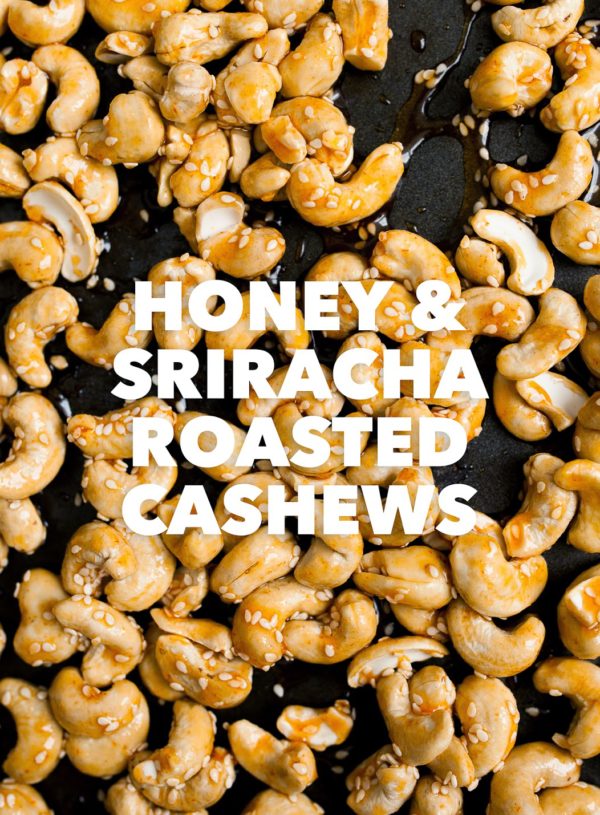Honey and Sriracha Roasted Cashews