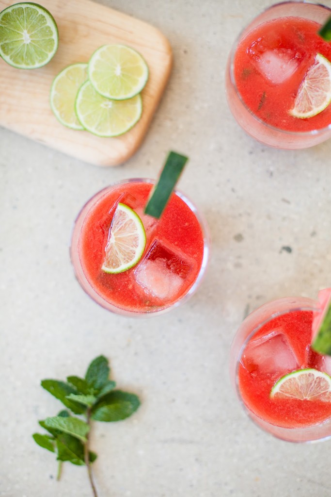 Watermelon Lime Mint Agua Fresca / blog.jchongstudio.com