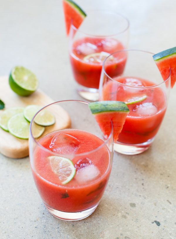 Watermelon Lime Mint Agua Fresca