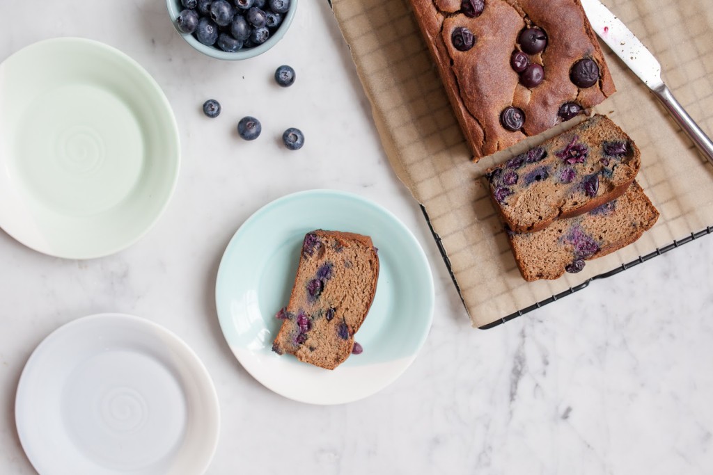 Blueberry Banana Loaf - GF/Paleo 