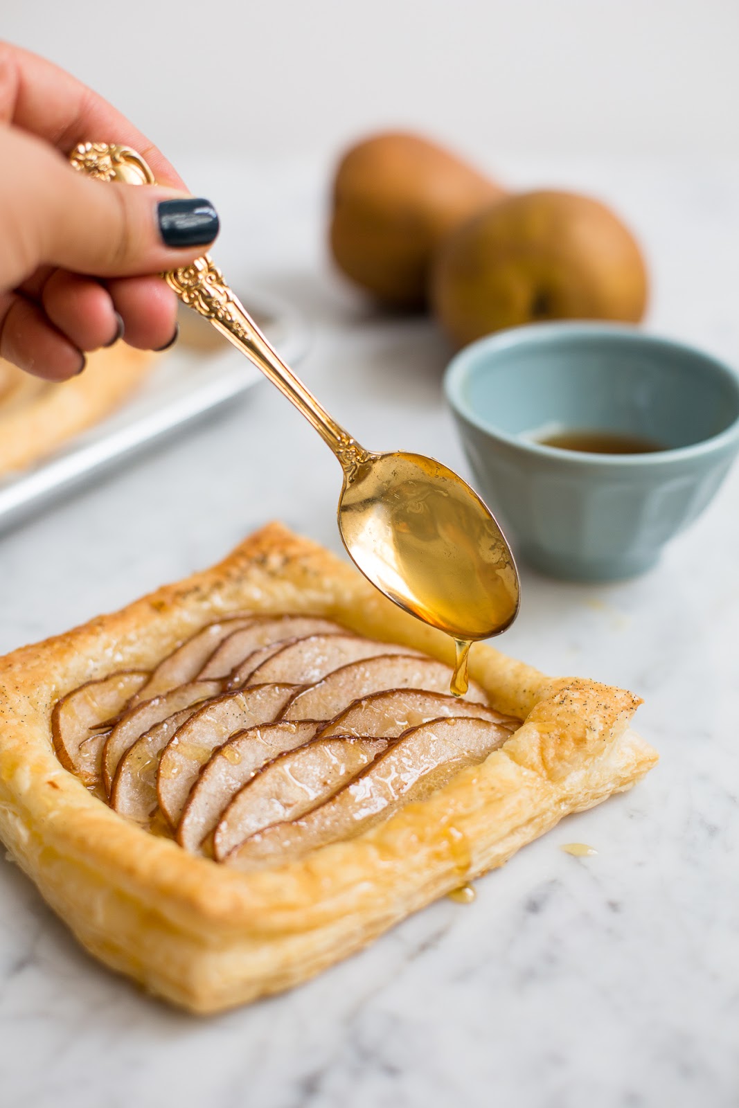 The Easiest Pear Tart with Honey
