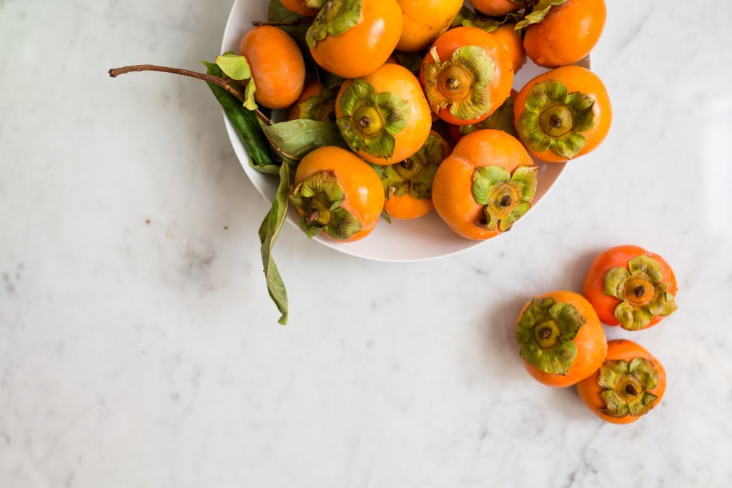 Persimmon and Pomegranate Salad / See and Savour