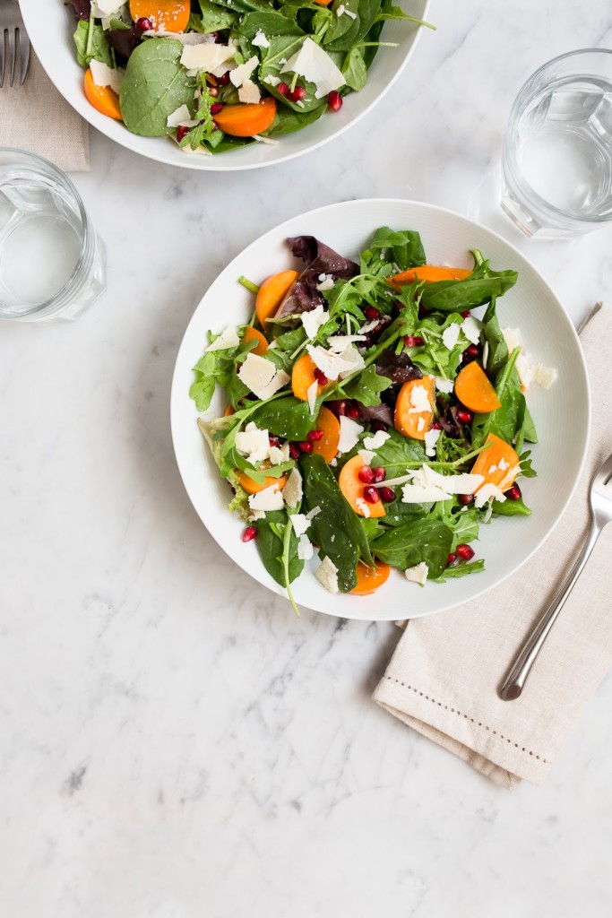 Persimmon and Pomegranate Salad / See and Savour