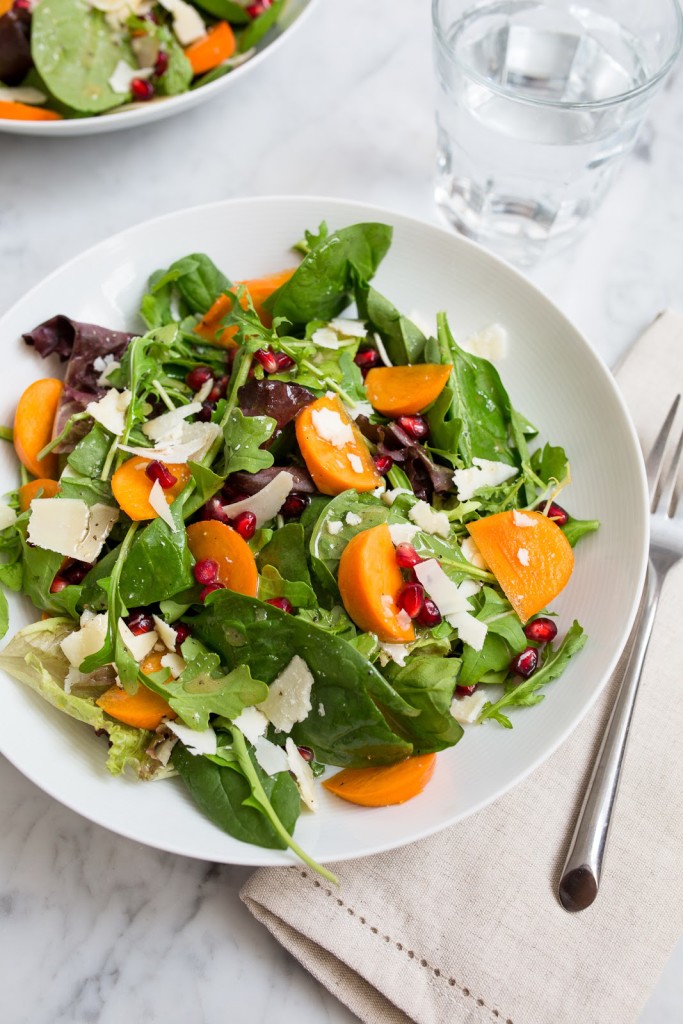 Persimmon and Pomegranate Salad / See and Savour