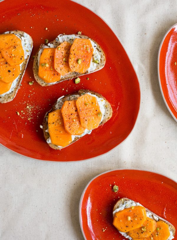 Persimmon Bruschetta