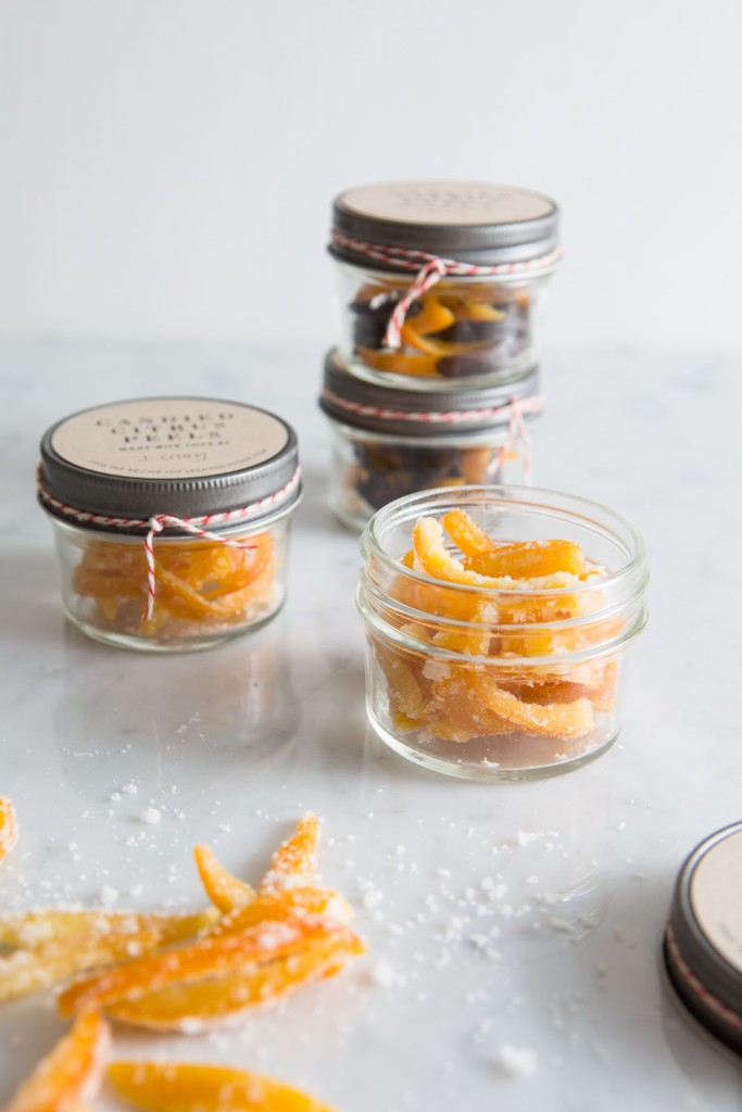 Candied Citrus Peels / seeandsavour.com