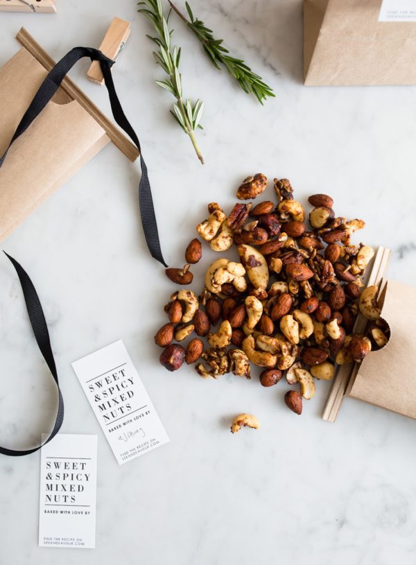 Sweet and Spicy Mixed Nuts