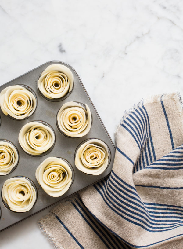 Parmesan Potato Roses