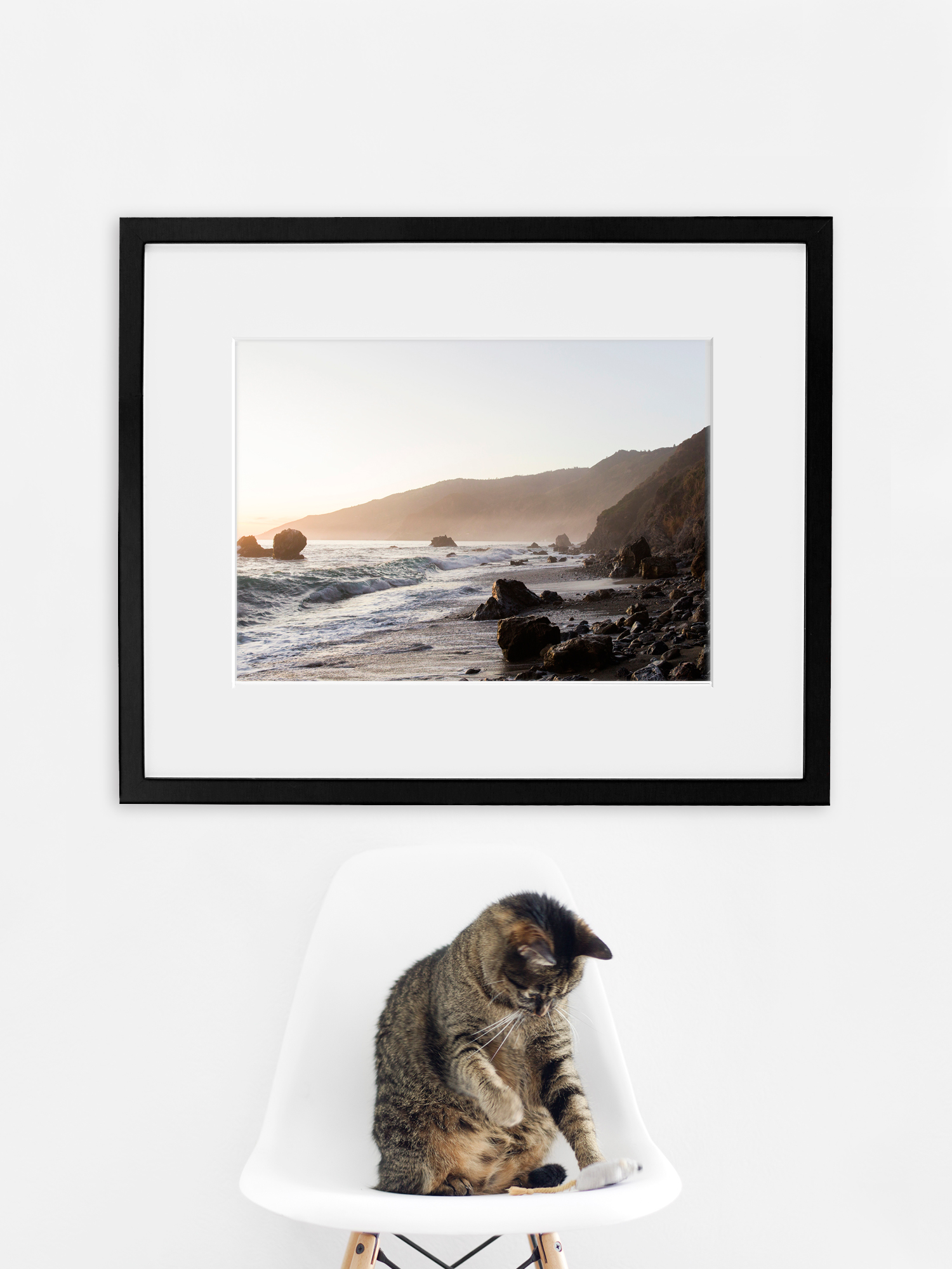 Mists in Big Sur — Available as a Print or Framed in White or Black Wood. Comes in frames 8x10 up to 30x40.